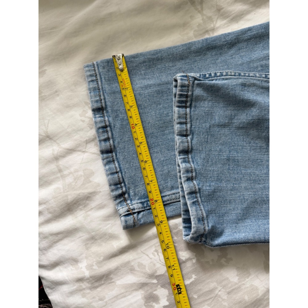 Wrangler Retro Mens Light Wash Straight Leg Jeans Denim Blue Cowboy Western - Picture 9 of 10